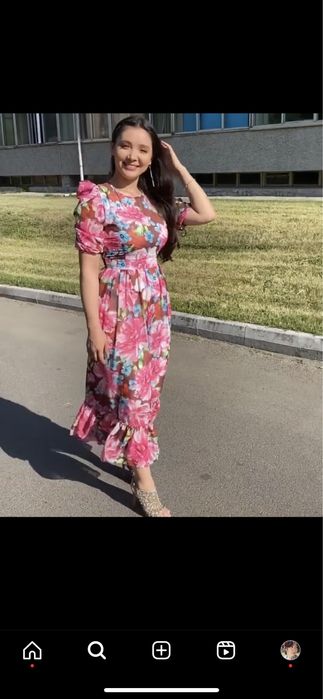 Платье шифон новое