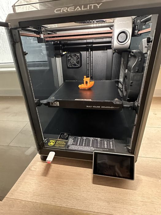 NEW 3D принтер Creality K1C + подарък плоча и 4 отигинални дюзи