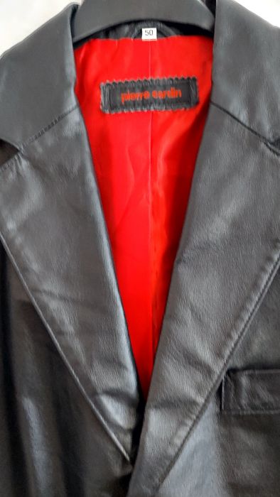 Haină din piele naturala Pierre Cardin pentru bărbați