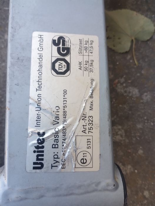 Багажник за два броя велосипеди UNITEC 120 Euro