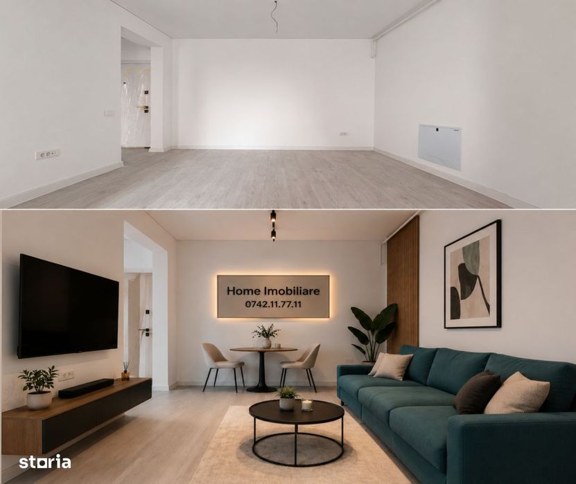 Studio premium 44mp Bloc Nou | Dormitor separat | Incalzire Pardoseala — fotografia 1