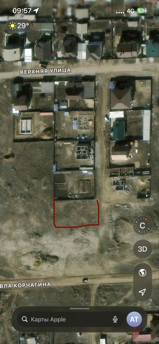 Продам участок 10 соток не далеко от качарской