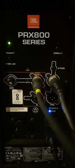 Активен субуфер JBL PRX818XLFW