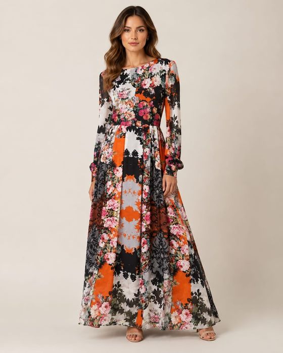 Rochie lunga matase