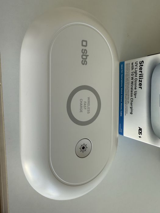 UV антибактериална лампа с безжично зареждане