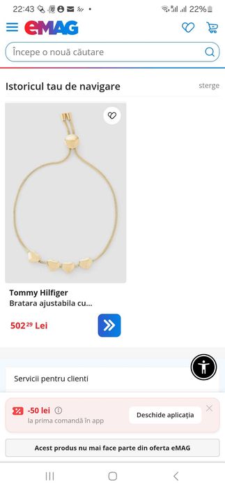 Bratara reglabila Tommt Hilfiger