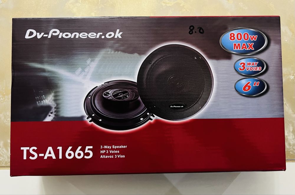 Колонка для авто Пионер 800 ват новые