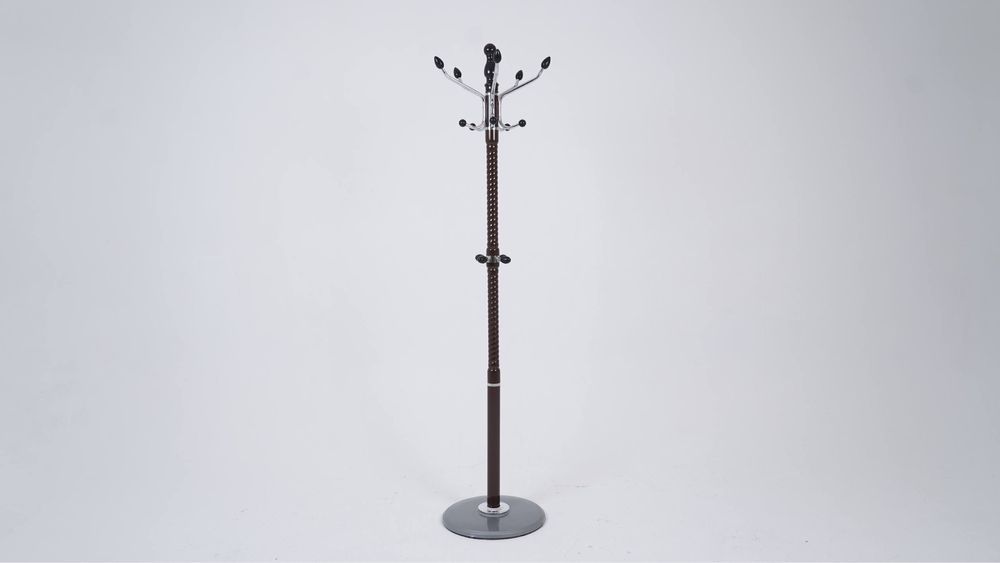 Гардеробная напольная вешалка с мраморным основанием