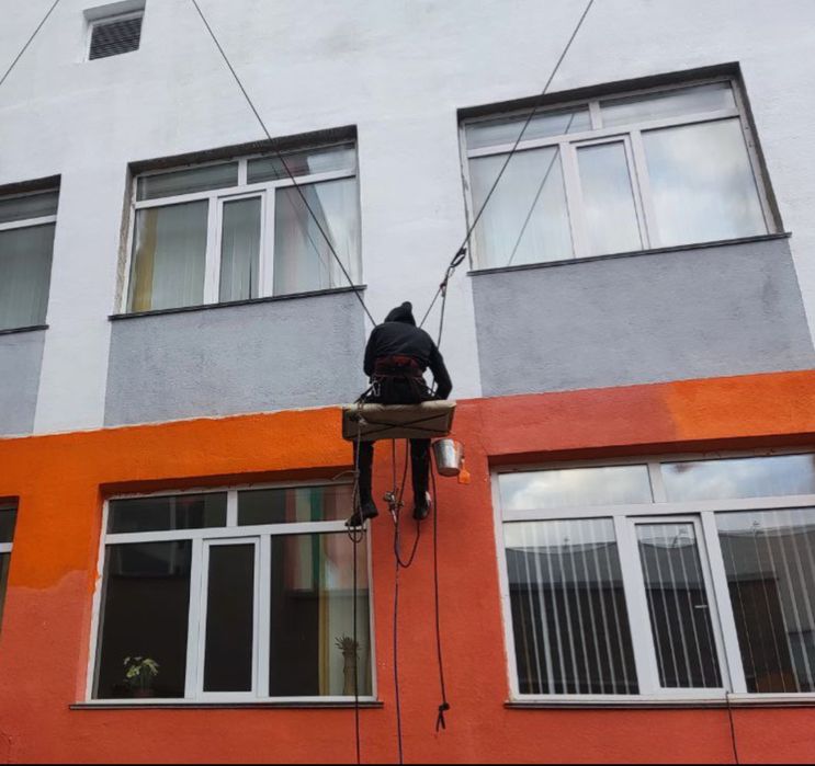 Высотные работы , промышленные альпинисты