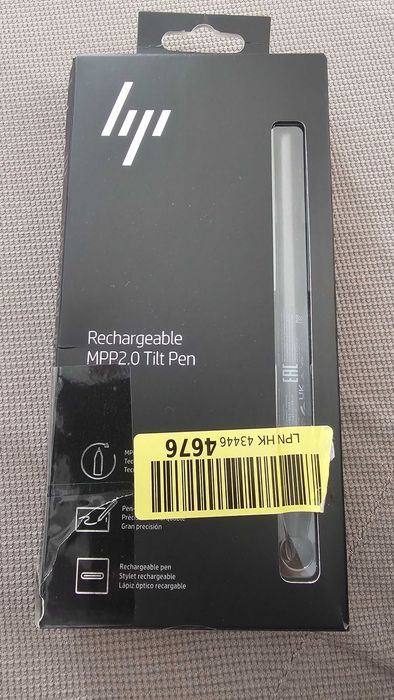 Stylus reincarcabil HP MPP 2.0 Tilt Pen, Negru