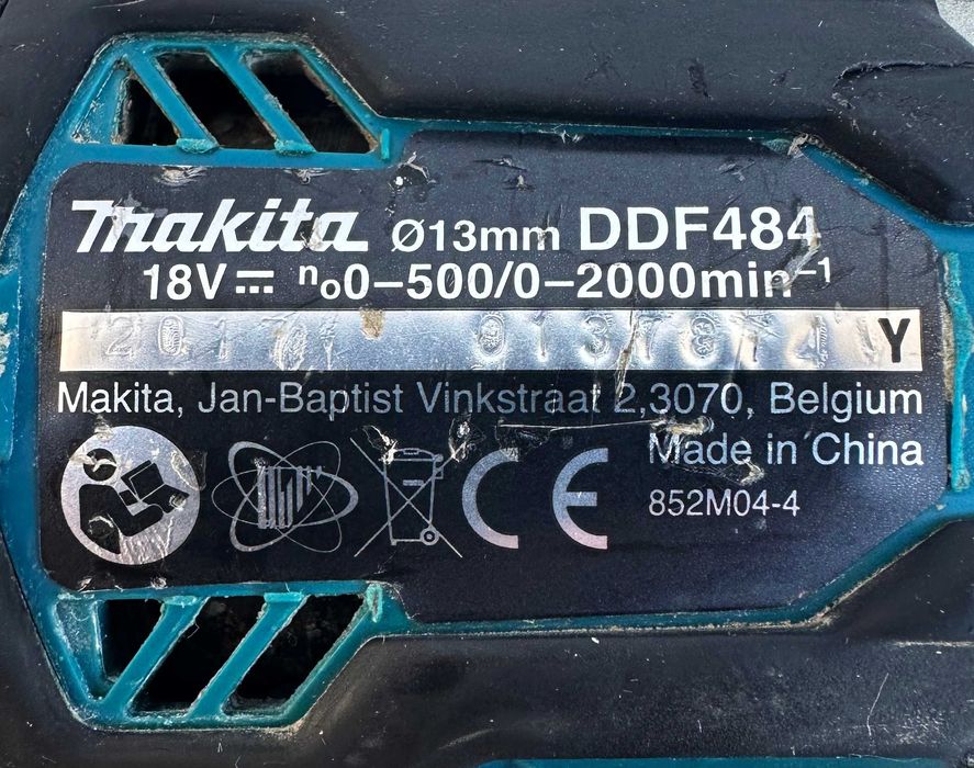 Makita DDF484 - Безчетков винтоверт 18V 1.5Ah