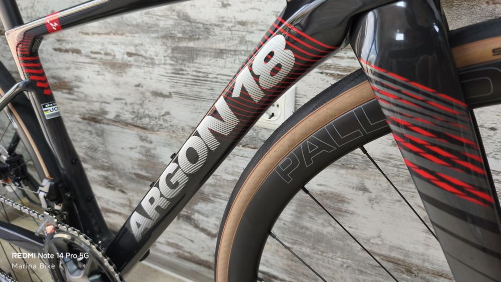 НОВ карбонов шосеен велосипед без капли Argon 18 Sum Pro Ultegra Di2 | XXS