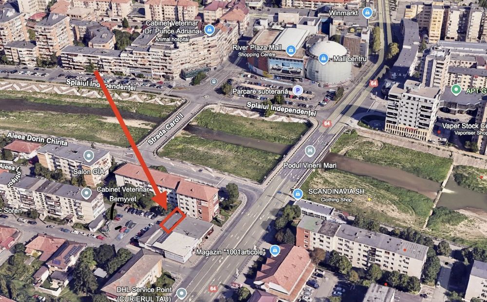 De închiriat spațiu comercial central, 100mp (Geamuri Late), Rm Vâlcea