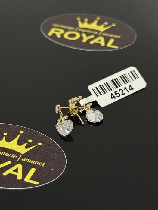 Bijuteria ROYAL : Cercei AUR 14K / 1.18 GR