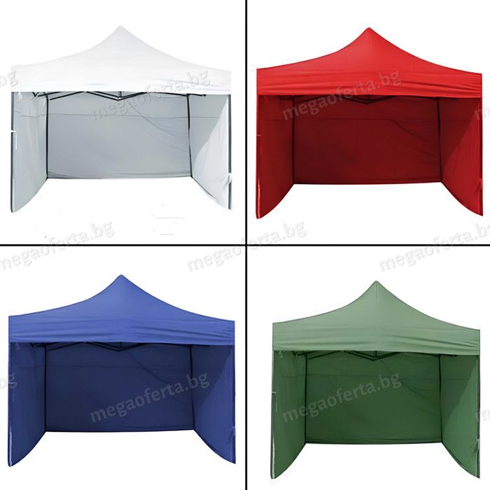 Страници за Шатра Хармоника 9м., Завеси за Сгъваеми Шатри, 5 цвята