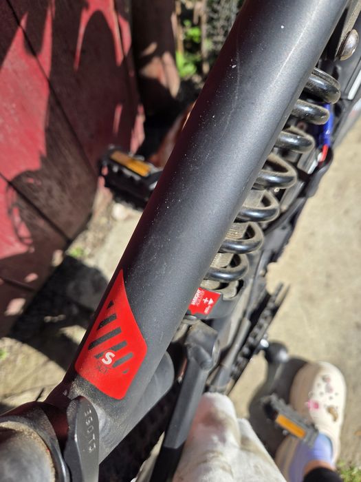 MTB Rockrider 520S Full‑Suspension, modificata electric