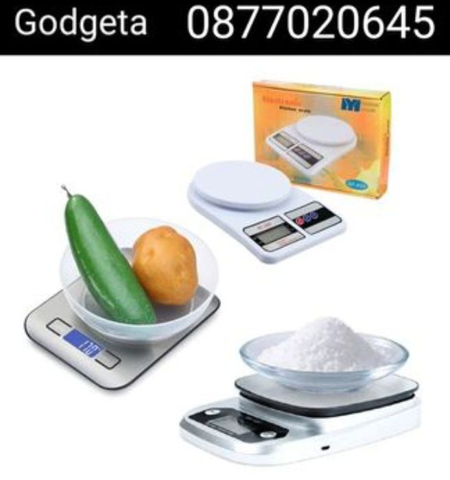 Чисто нова електронна кухненска везна. 10кг и 5кг