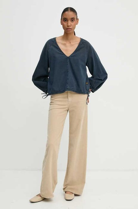 Памучна блуза G-Star Raw