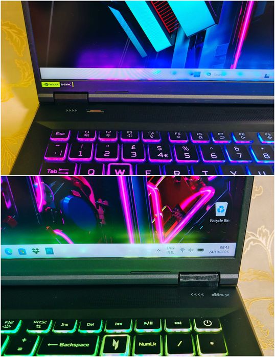 Acer Nitro 18 AI/AMD Ryzen AI 9 365/NVIDIA GeForce RTX 5070TI 12GB/16GB RAM DDR5/1024GB SSD NVMe/ 18-инчов 2560x1600 WQXGA 165Hz IPS матов геймърски