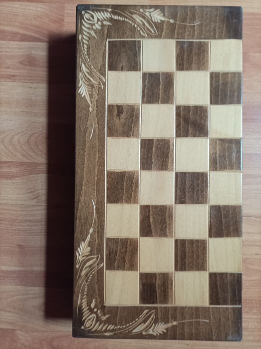 Joc table și șah nou ,lucrat manual,44/44 dimensiuni