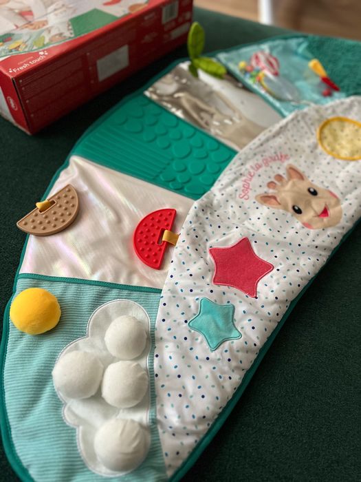 Sophie la giraffe бебешки йога матрак