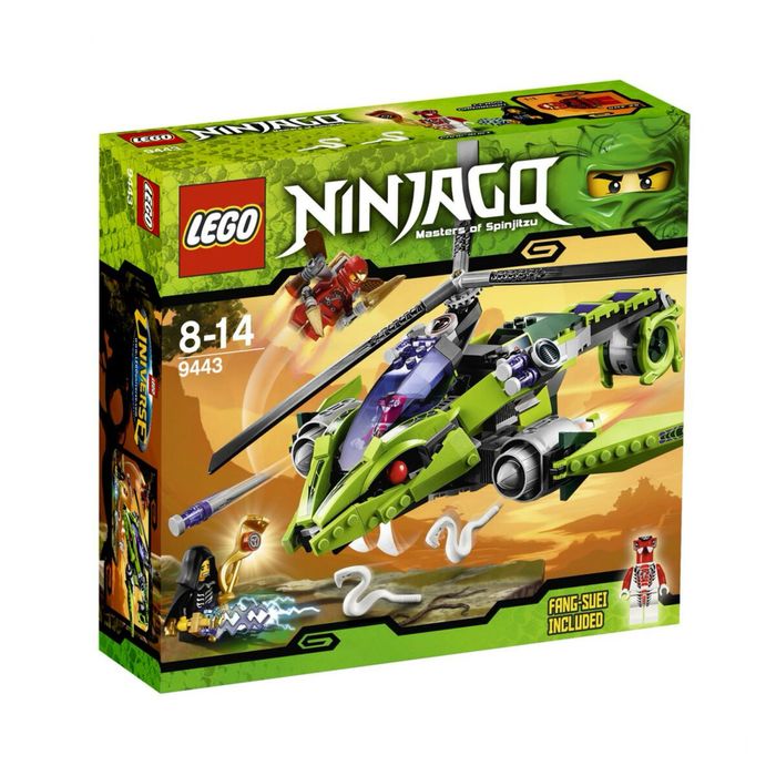 LEGO Ninjago 9443 Rattlecopter – set complet, fără cutie