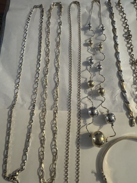 Bijuterii din aur de 14ka lanturi brarari inele