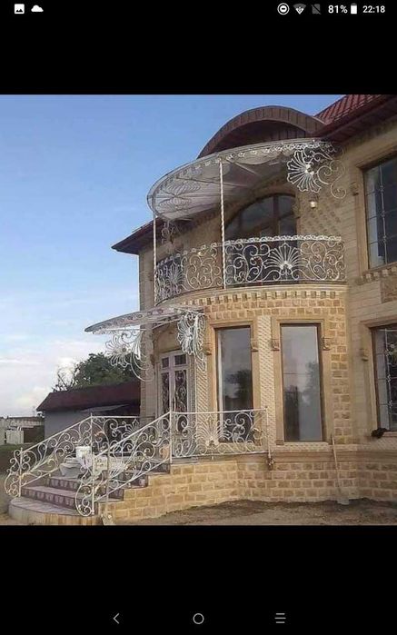 Ковано Желязо изработване на врати,огради,парапети,тераси,навеси,и др.