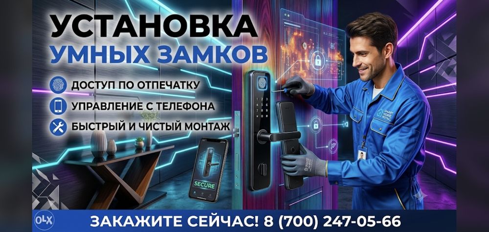Профессиональная установка умных замков любой сложности