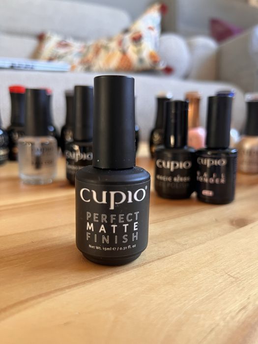 Ojă semipermanentă Cupio + Dimond Coat, Perfect matt, bonder, magic.