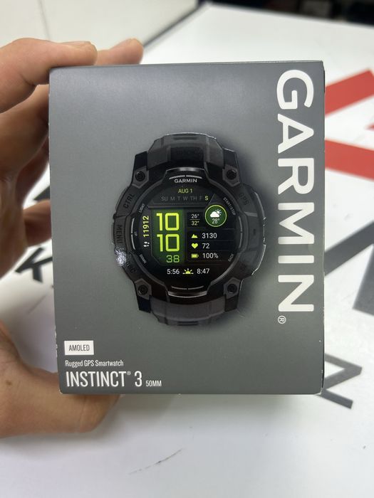 Garmin Instinct 3 AMOLED 50 мм (есть кюар, рассрочка)