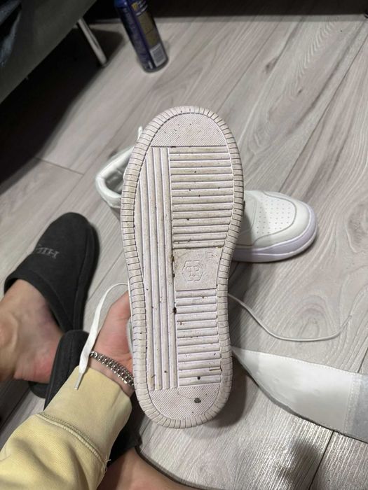 Adidasi Philipp Plein din Piele cu stele HighTop 43
