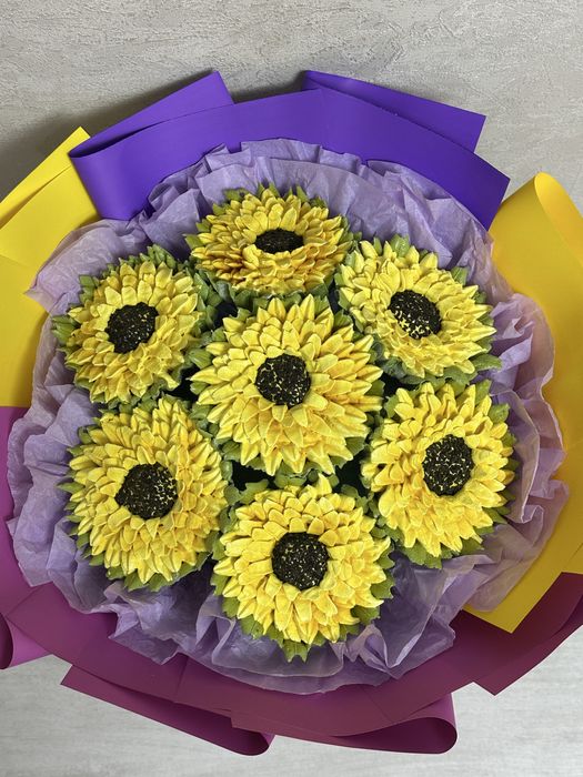 Съедобный букет из зефира