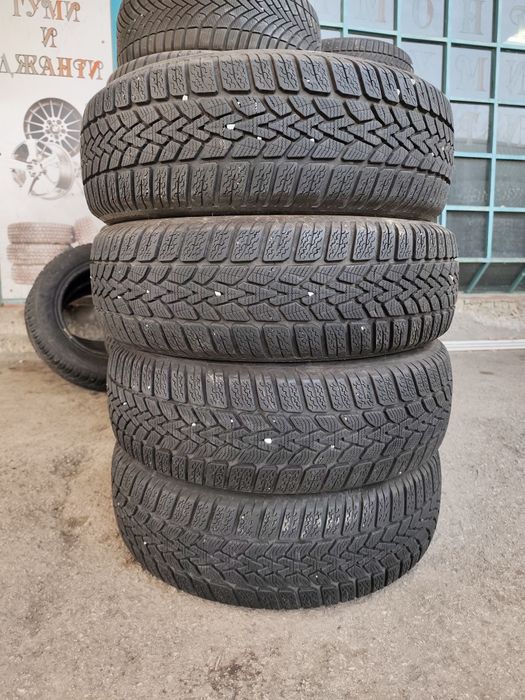 Продавам 4 зимни гуми 195/60/16 Dunlop