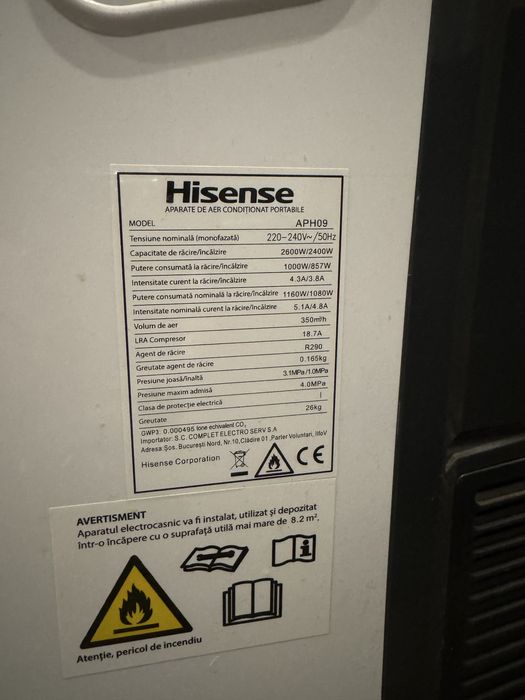 Aer conditionat portabil inverter