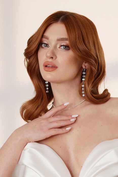 Cercei cristale cubic zirconia si swarovski