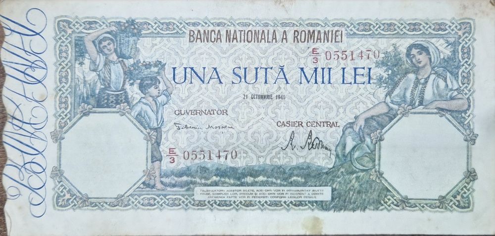 Vând bancnote din perioada 1943-1947