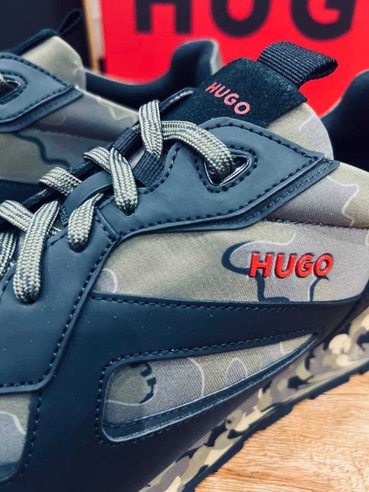 HUGO мужские кроссовки с камуфляжном принтом РАЗМЕР 44,45
