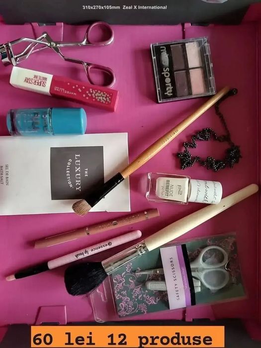 Cosmetice,produse make-up,accesorii dama,ceas nou și altele