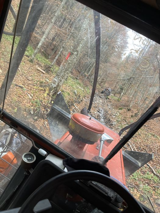 Fiat agri 1280 dtc  forestier cu troliu dublu