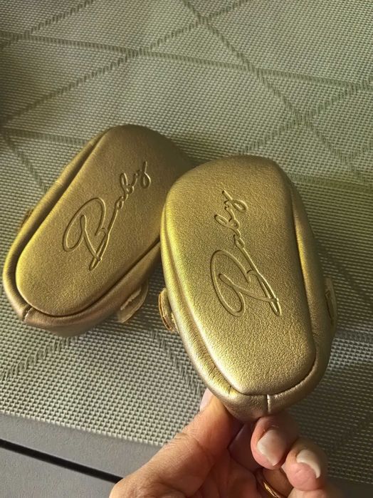 Детски обувки 6-12 М златисти за принцеси