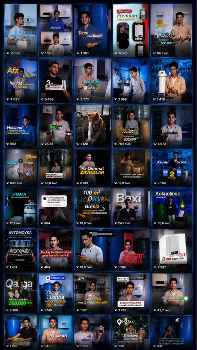 SMM xizmati | Digital marketing | Agentlik | Production