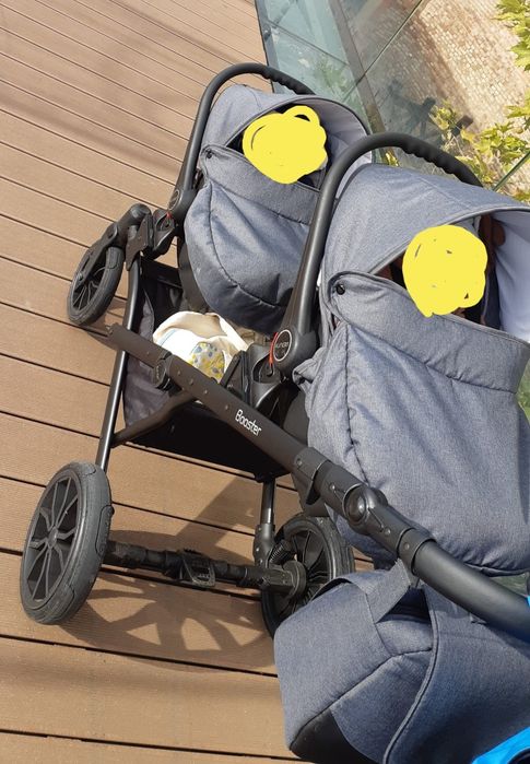 Carucior 3 in 1 pentru gemeni Kunert Booster