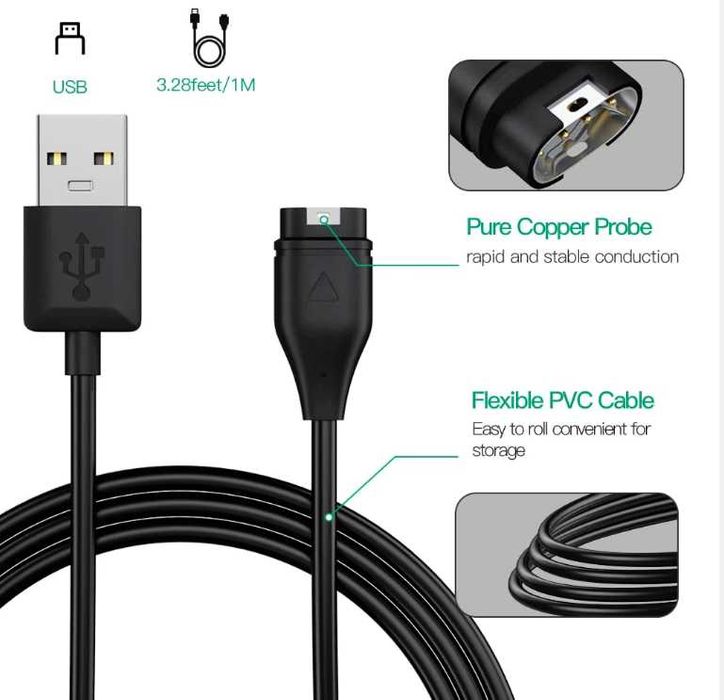 Cablu incarcare Garmin Fenix Instinct Forerunner suunto ambit