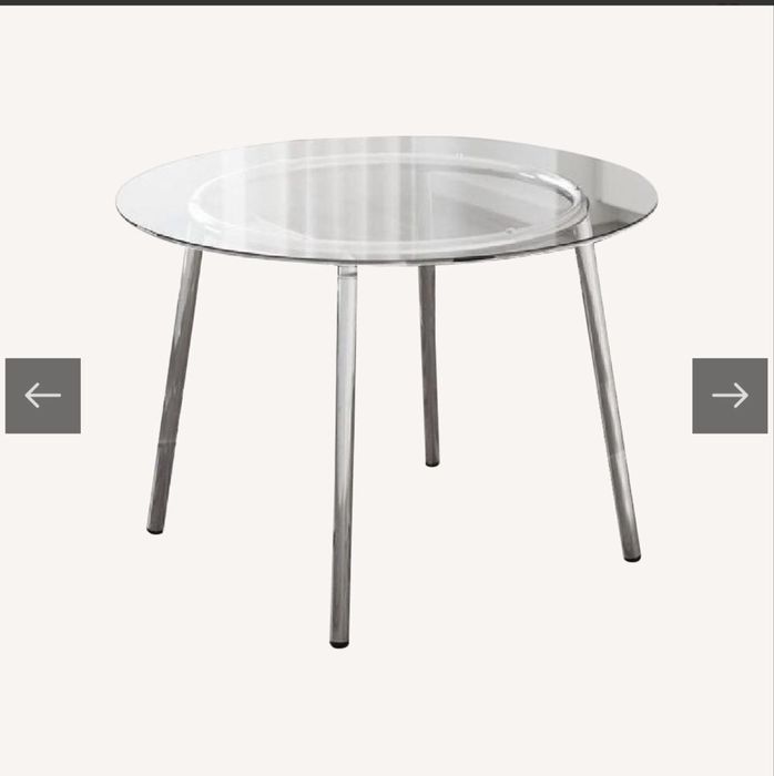 Masa Sticla Rotunda IKEA Diametru 105 cm
