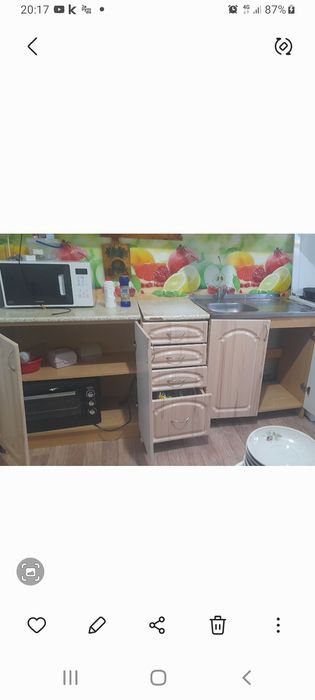 Продам кухонный гарнитур б/у