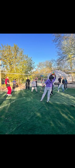 Дача, дом за городом, юрта , тапчан, баня