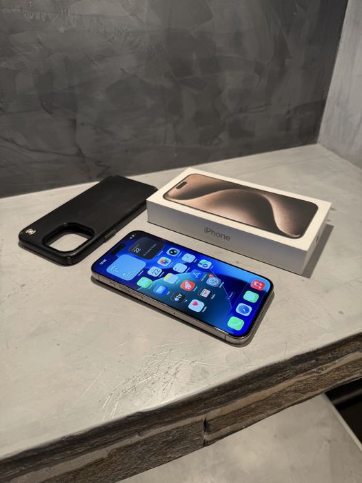 КАТО НОВ Iphone 15 Pro  Max 1TB Natural Titanium