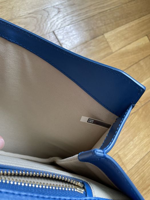 Chloe синя данска чанта