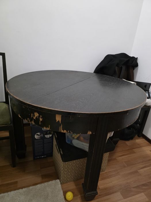 Masa extensibila lemn masiv 16 persoane